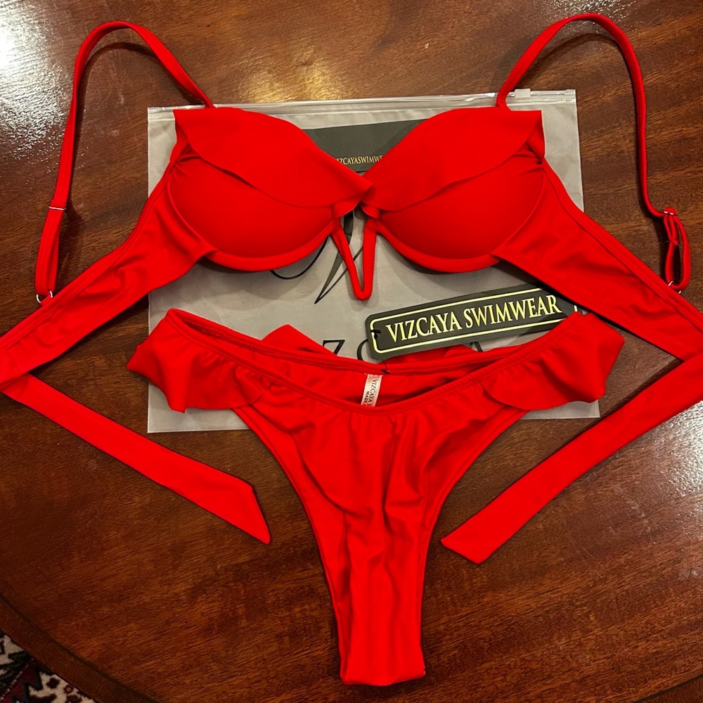 Red Bikini Set
